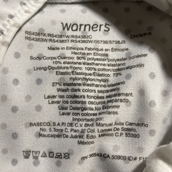 Warner's No Muffin Top BriefsPanties S/5 M/6 - Picture 10 of 10